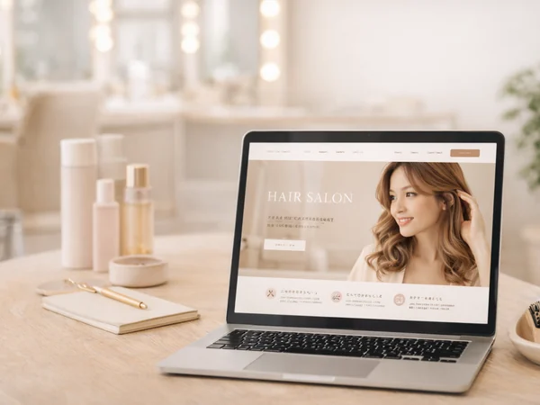 美容室向けホームページ制作例